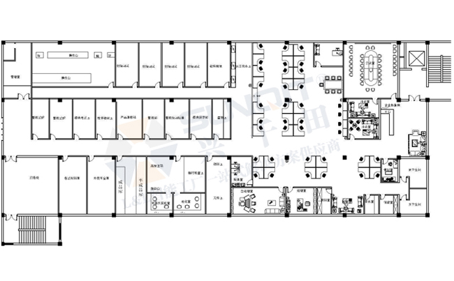 電子廠生產線布局圖