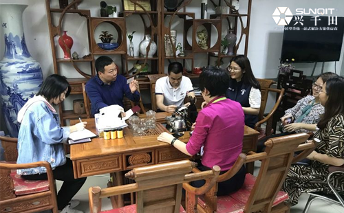 【惠企微服務】福城街道辦走訪興千田集團