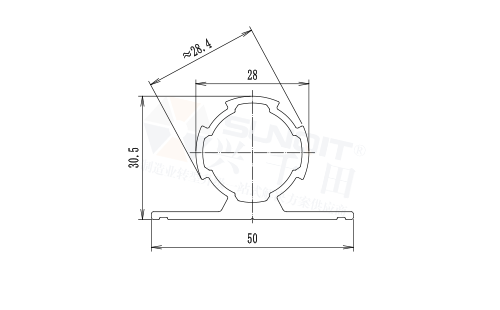 雙邊精益管尺寸圖 雙邊精益管尺寸圖