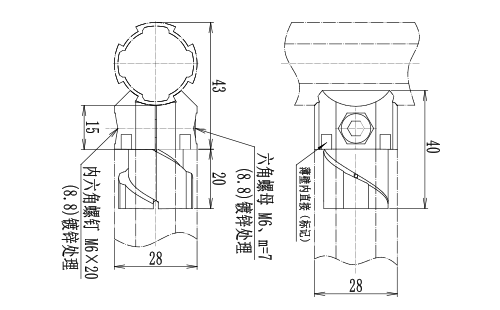 薄管內接直接頭尺寸圖