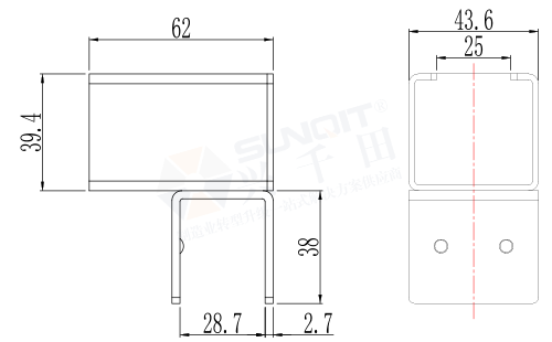 38鋁過(guò)橋端接頭