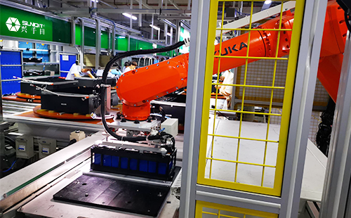 某新能源PACK模組線案例 某新能源PACK模組線案例