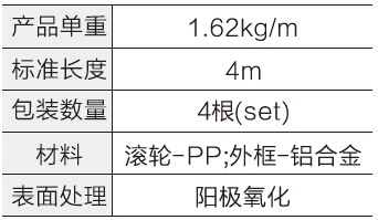 60鋁合金流利條(小平輪)